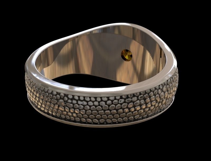 Ring Snake eye 3D print model_1