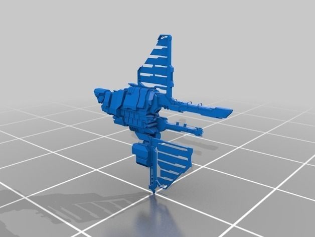 Eve Online Minmatar Battleship Collection Free 3D print model_2