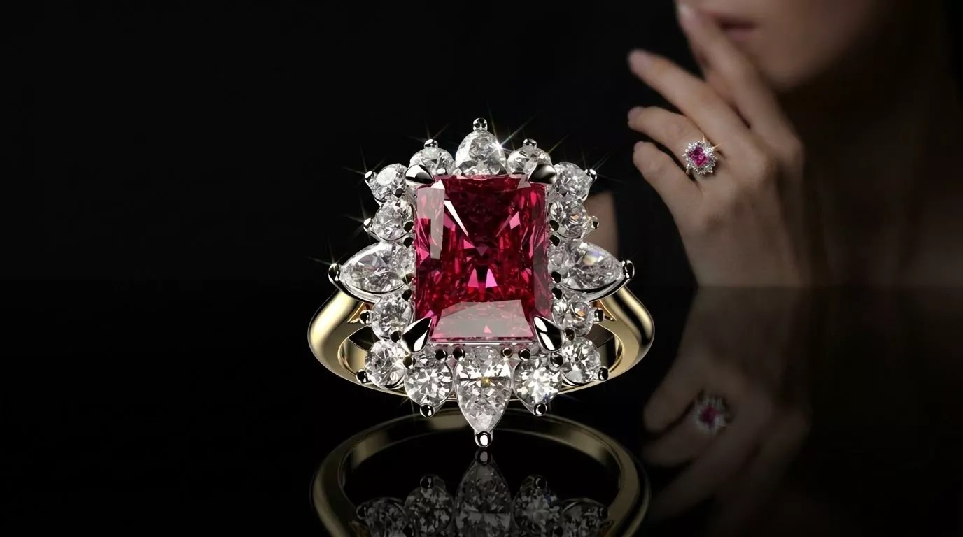 Elegant Ring 3dm STL Ready for Casting Model N1760 3D print model