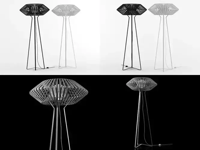 V floor lamp