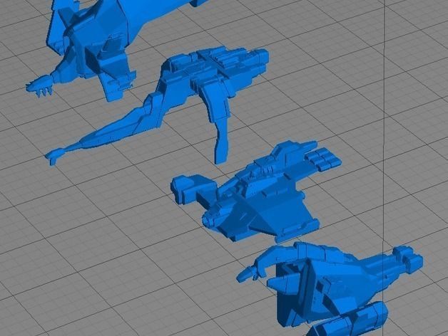Eve Online - Caldari Cruiser Collection Free 3D print model_4