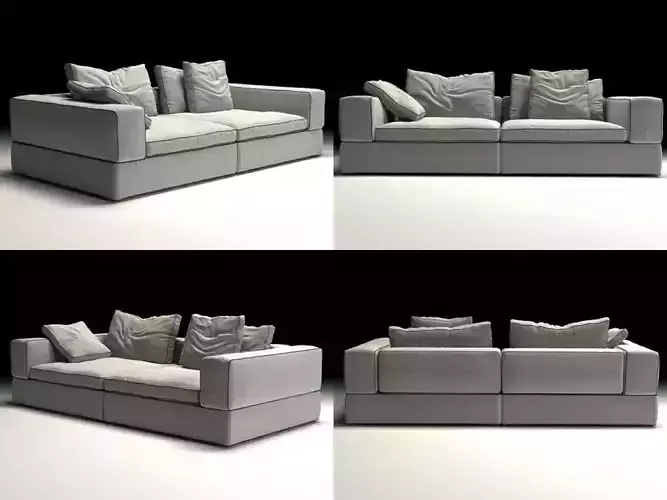 Life Sofa 2-Seat 3D model