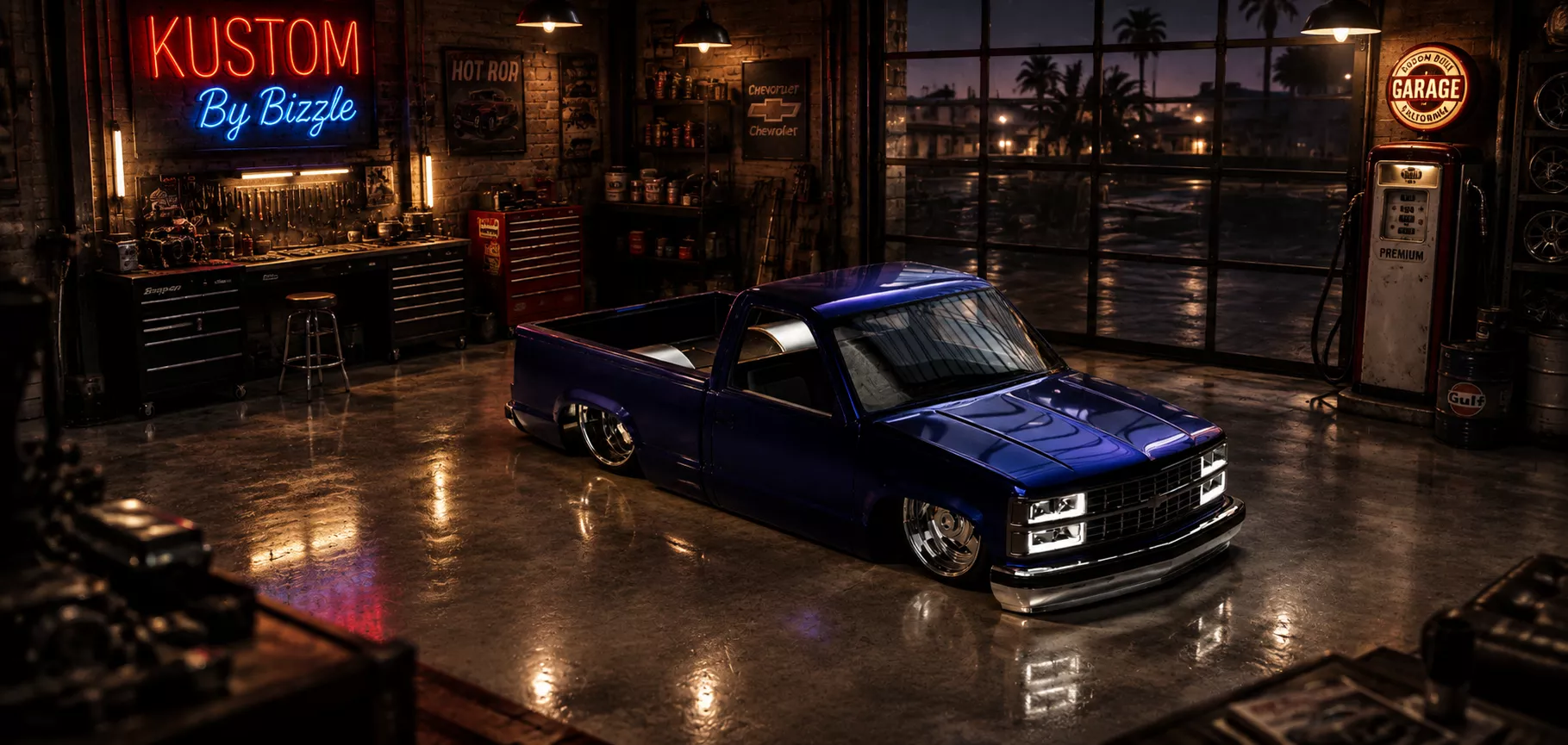 Chevy Silverado Kustom 3D print model