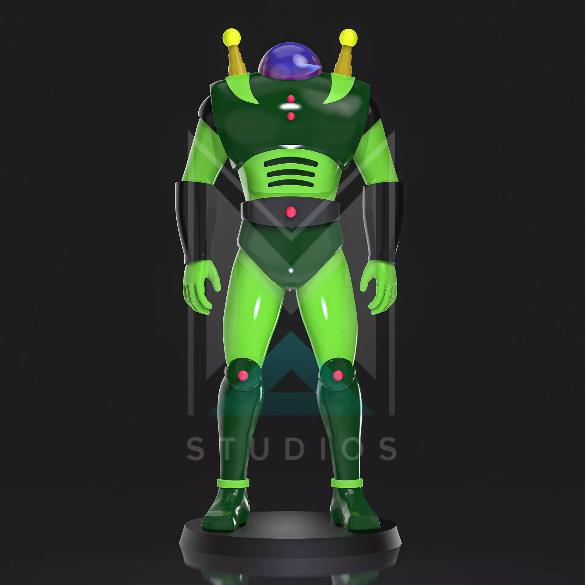 Elkines K2 Mazinger vs Devilman 3D print model