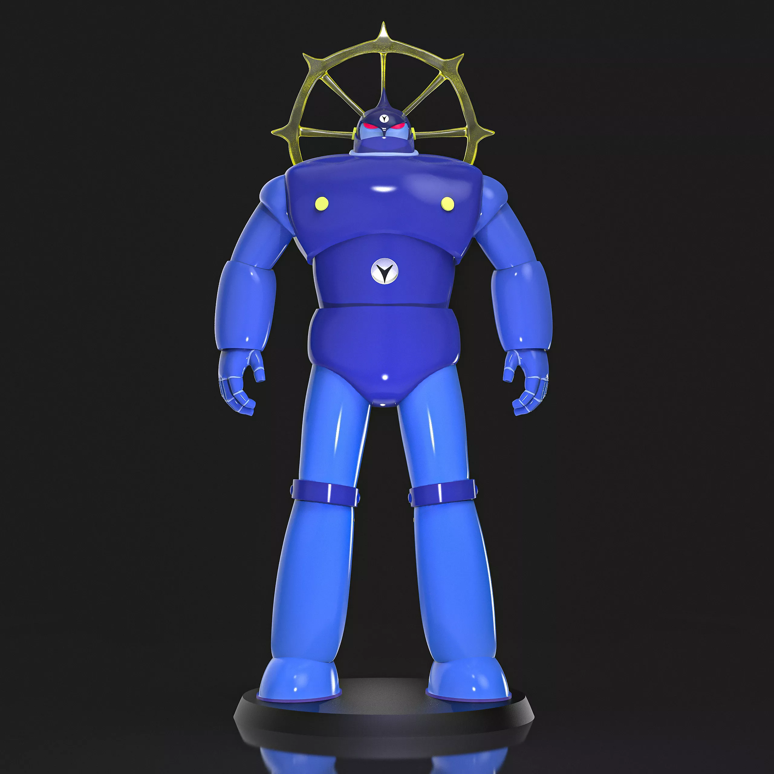 Barius B5 Mazinger vs Devilman 3D print model