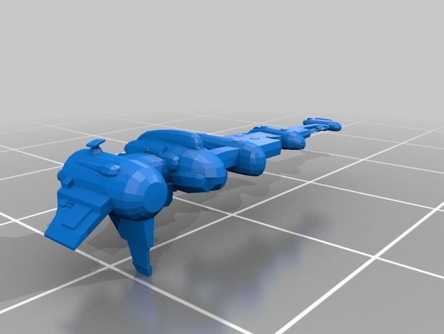 Eve Online - Gallente Destroyers Free 3D print model_2