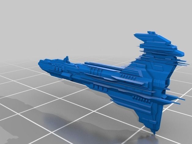 Eve Online - Caldari Capital Collection Free 3D print model_1