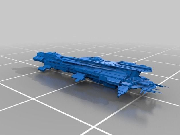 Eve Online - Caldari Capital Collection Free 3D print model_2