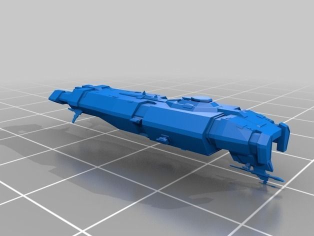 Eve Online - Caldari Capital Collection Free 3D print model_3