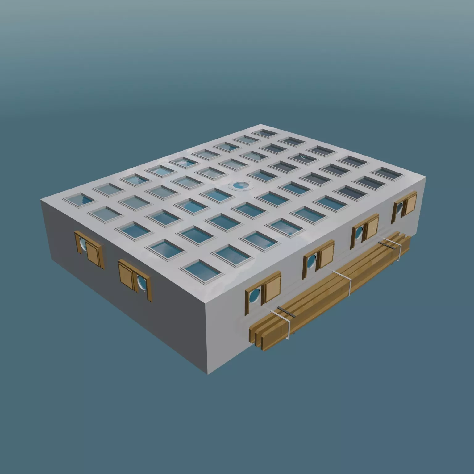 liner Olympic dome cover forward 3D model