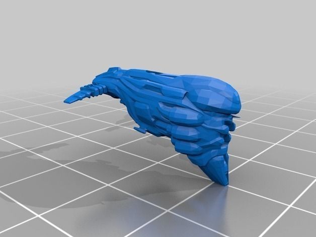 Eve Online - Gallente Battlecruiser Set Free 3D print model_3