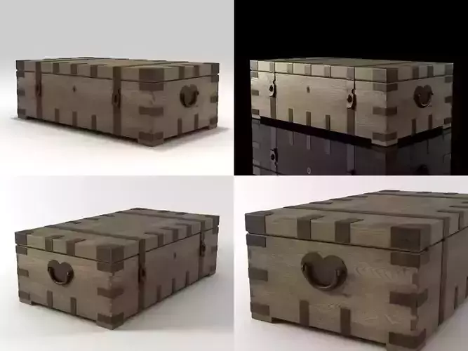 Coffee trunk 3D model