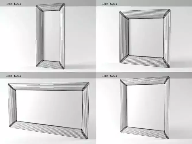 Caadre four different mirrors