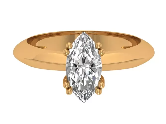 Marquise Solitaire Ring