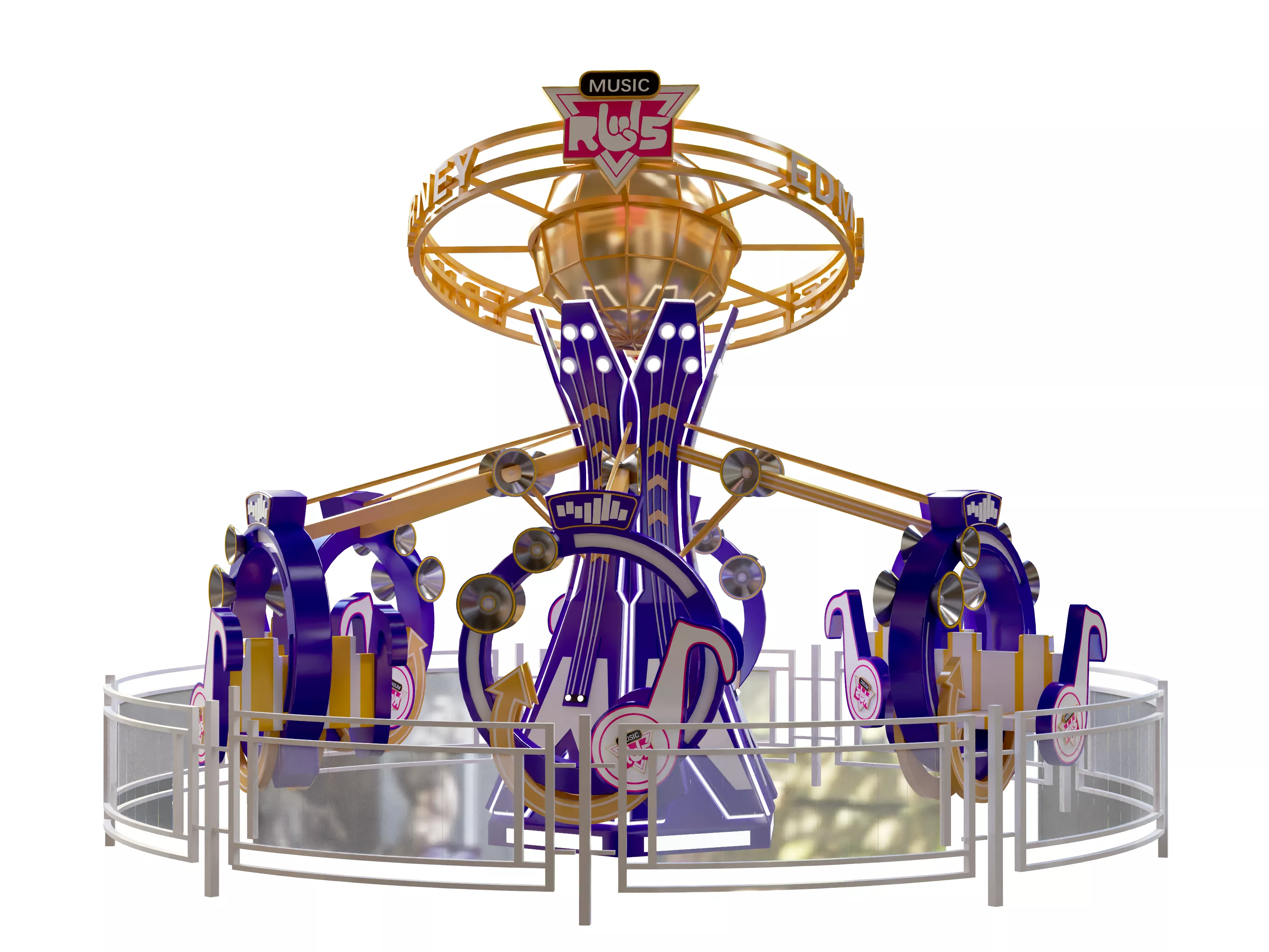 Rocket Carousel51 3D print model