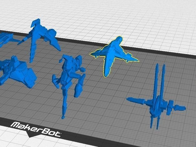 Eve Online - Caldari Frigates Free 3D print model_6