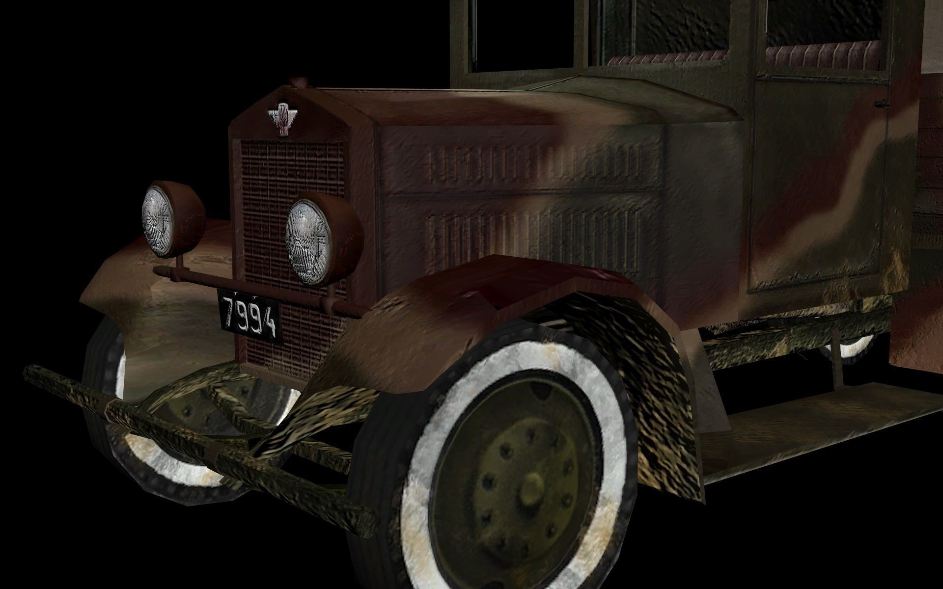 Fiat 621 L Low-poly 3D model_2