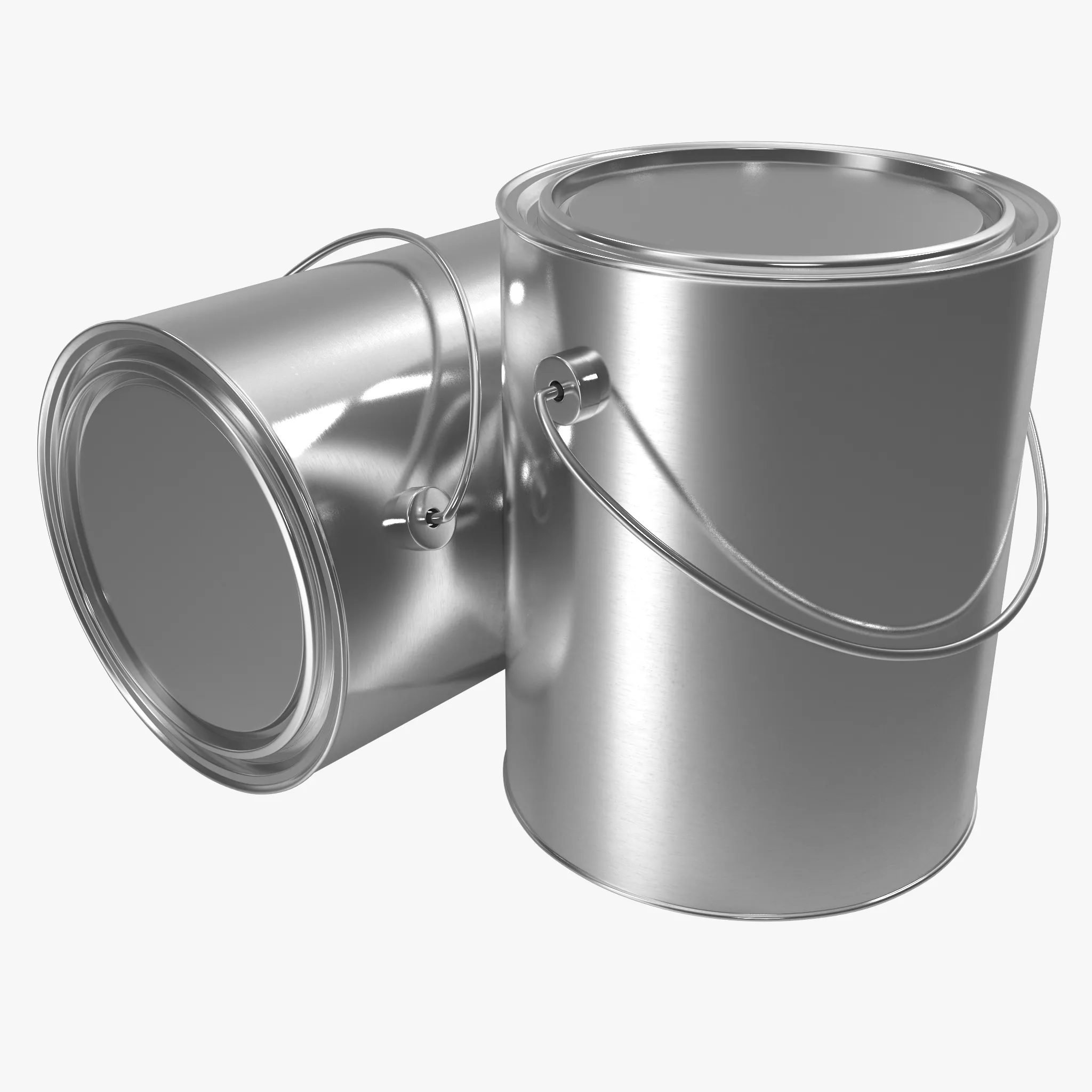 Closed Paint Can 3D model
