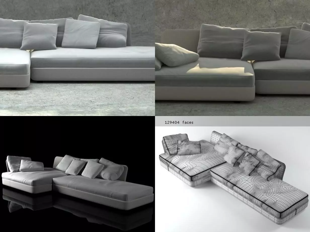 Cove sofa 01 3D model_2