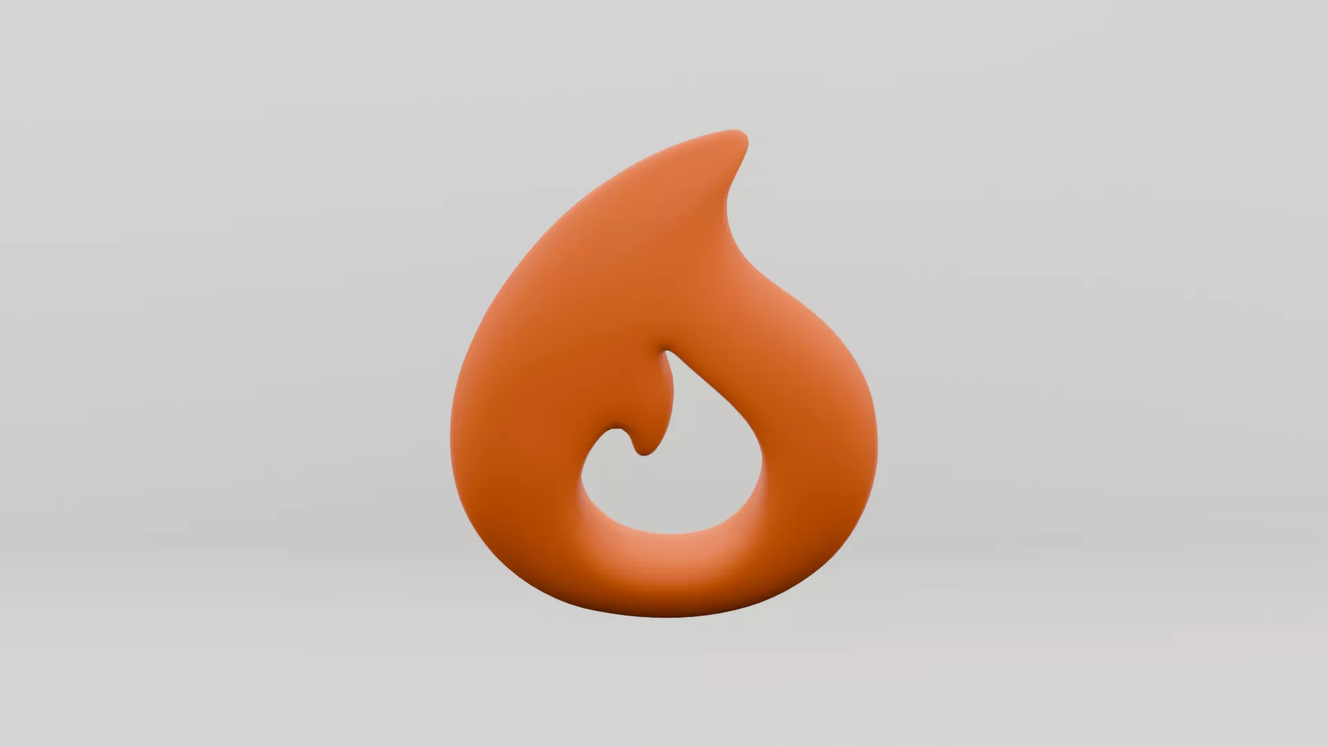 Cartoon Fire Flame Low-poly 3D model