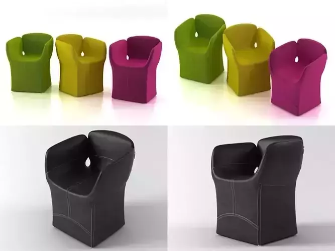 Bloomy chair 3D model