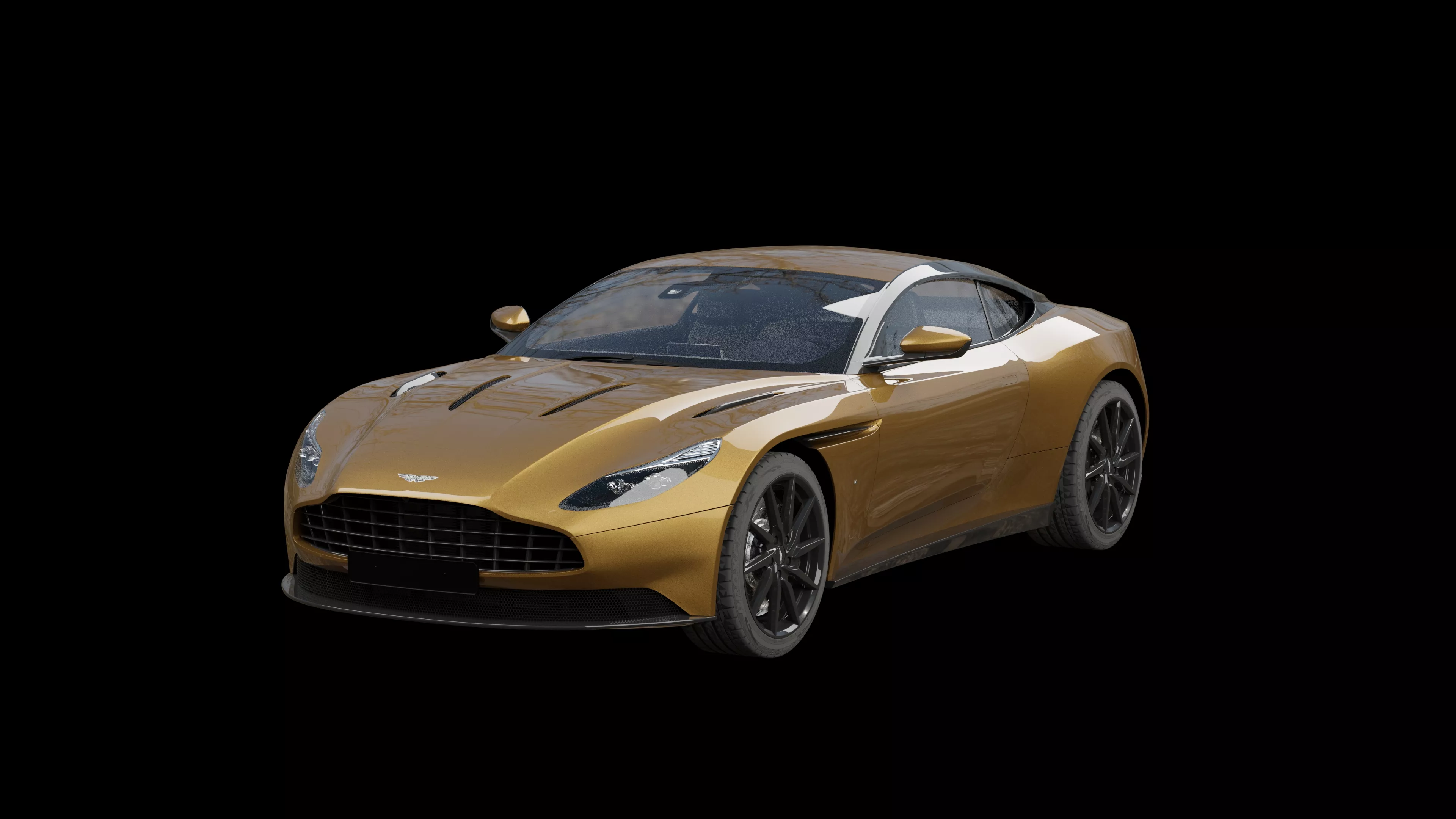 Aston Martin DB11 Brown 3D model