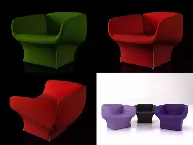 Bloomy armchair