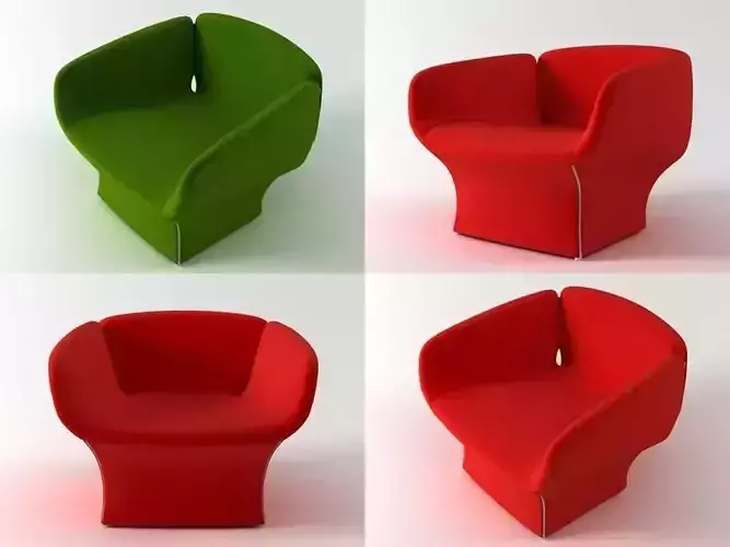 Bloomy armchair