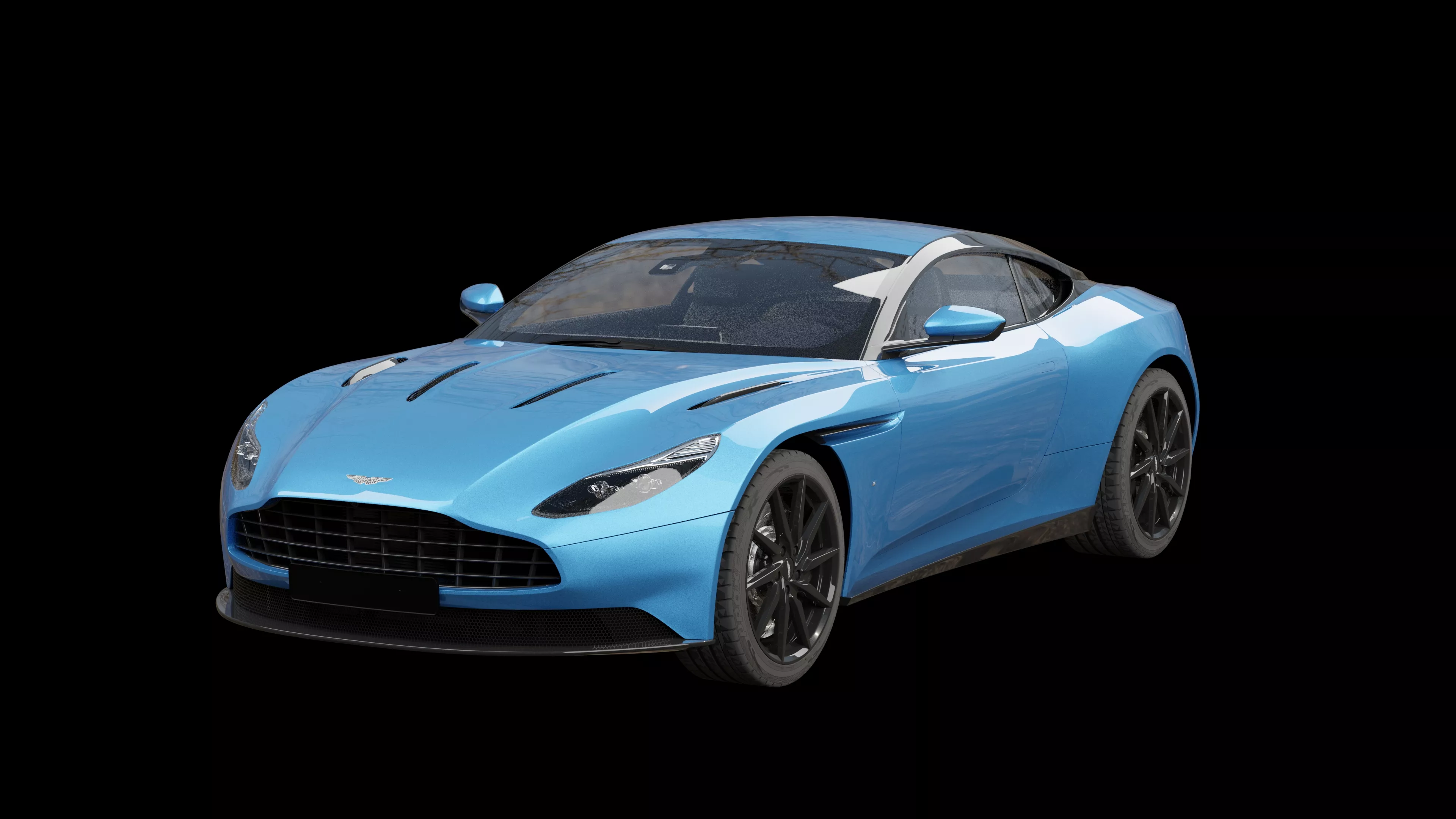 Aston Martin DB11 Blue Sky 3D model