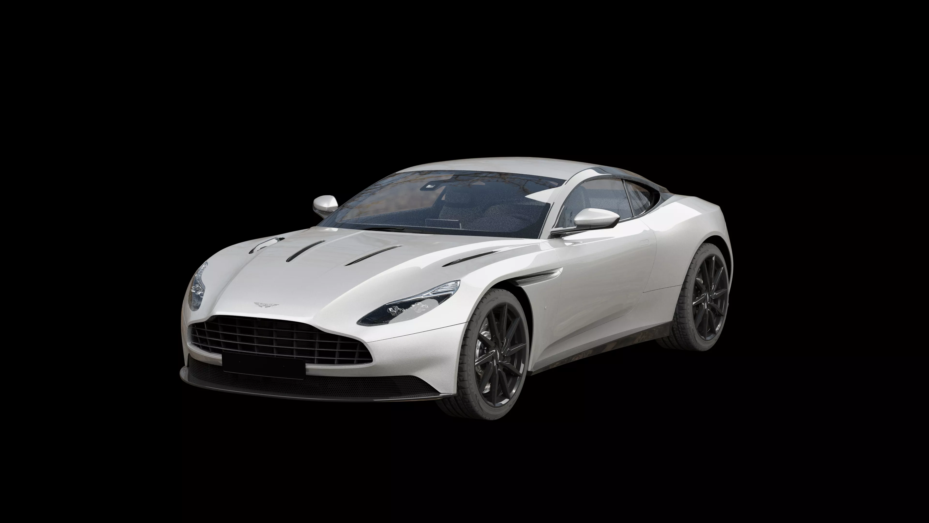 Aston Martin DB11 Grey Light 3D model