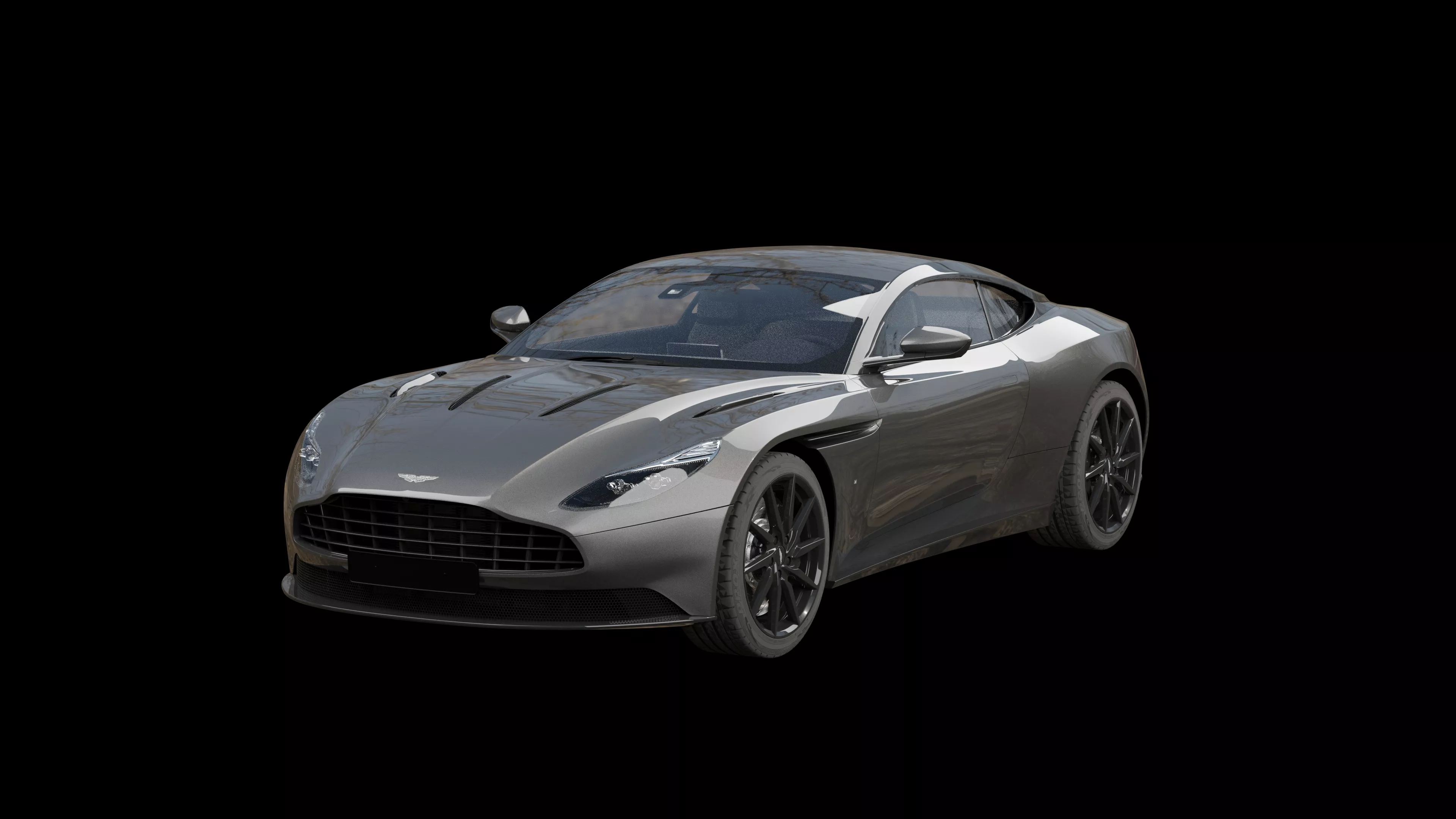 Aston Martin DB11 Grey 3D model