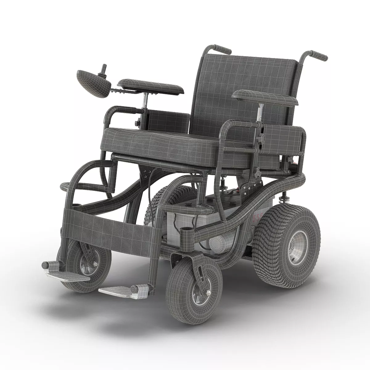 Powered Wheelchair 3D model