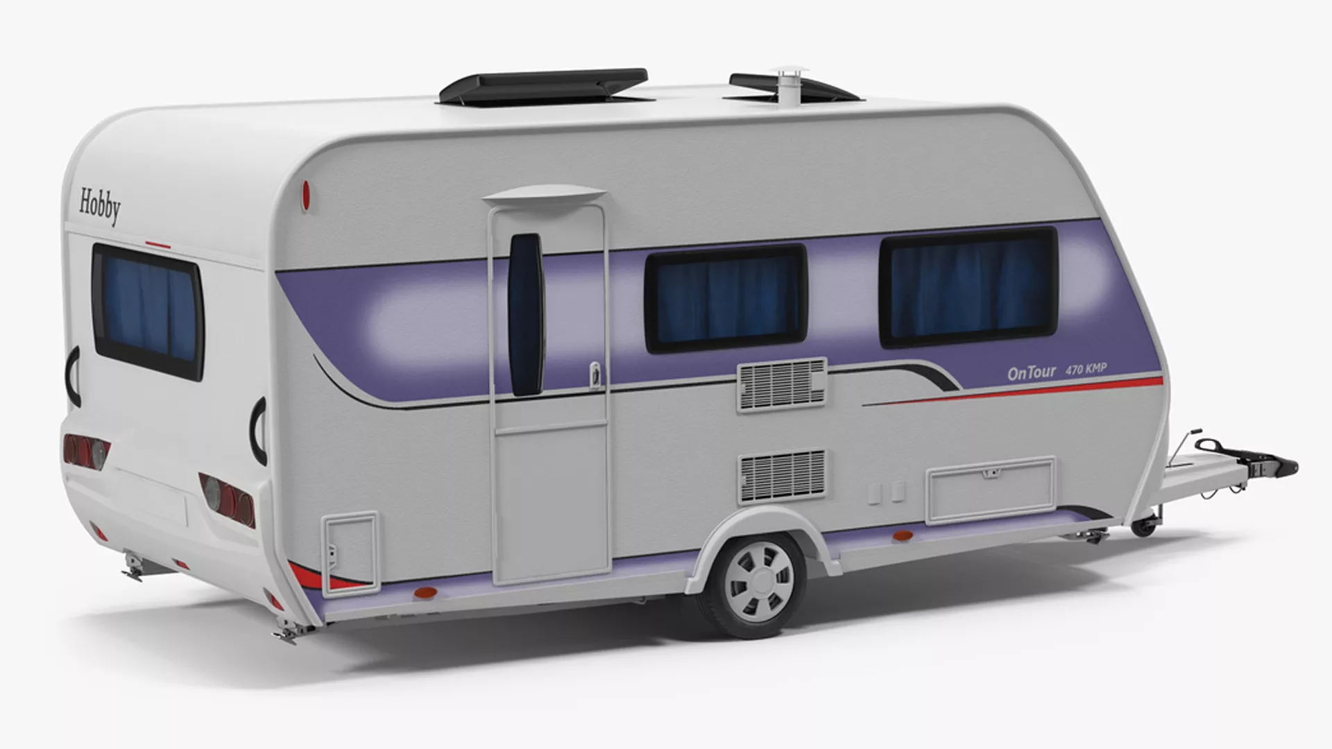 Hobby Caravan Ontour 3D model