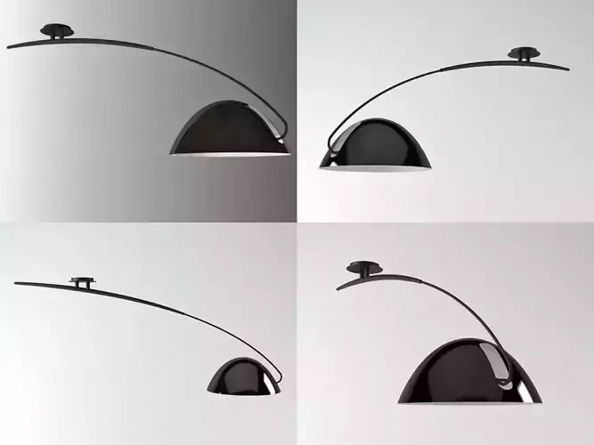 Pluma pendant lamp 3D model