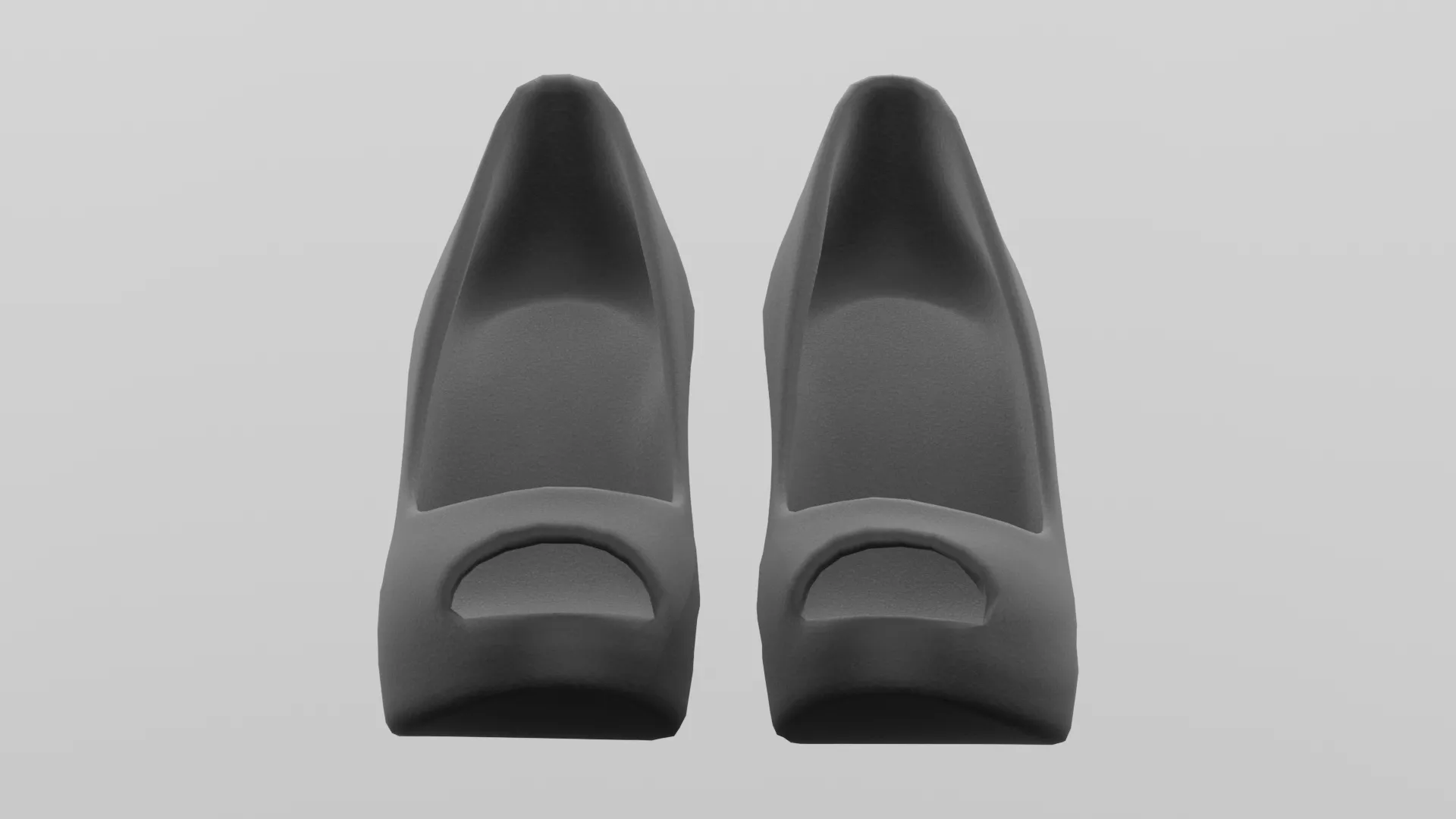 Moi Pumps Low-poly 3D model