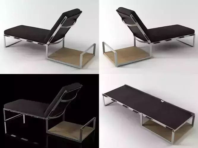 Air four different chaise lounge chairs