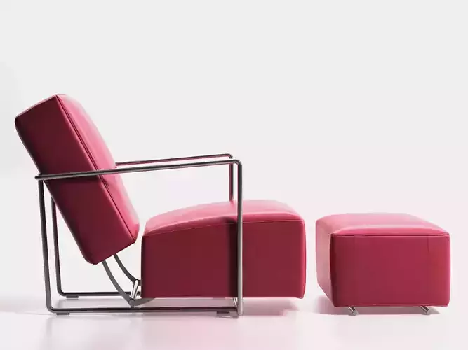 ABC armchair and ottoman