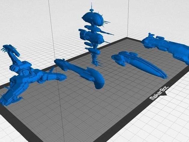 Eve Online - Pirate Faction Ships Collection Free 3D print model_1