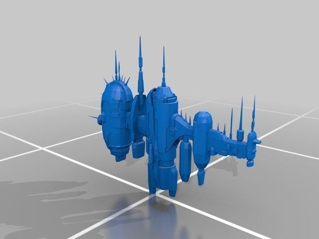 Eve Online - Pirate Faction Ships Collection Free 3D print model_9