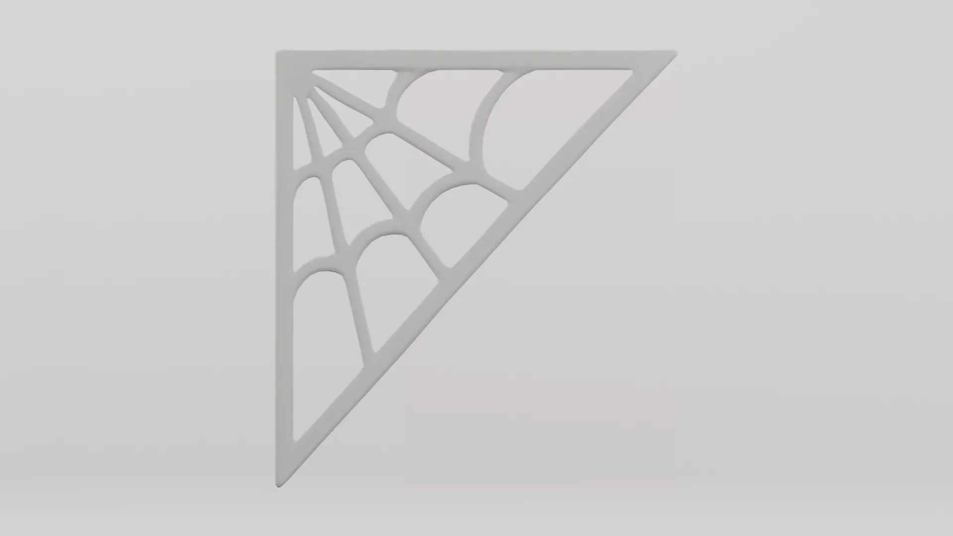 Spider web Low-poly 3D model