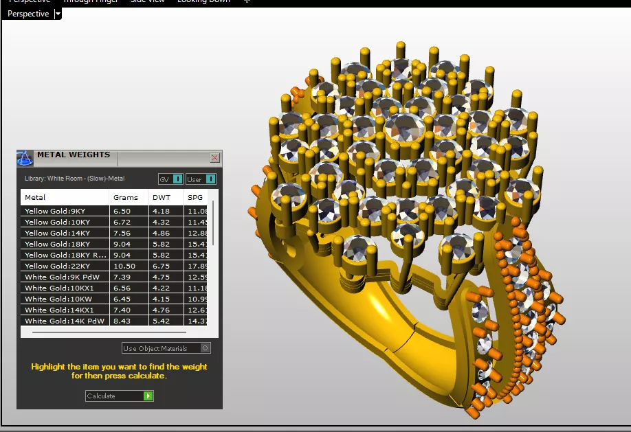 Luxury Floral Cluster Gemstone Ring Jewelry 3D Model 3D print model