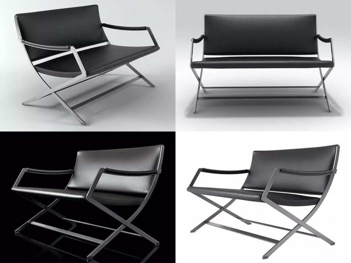 Paul Sofa 3D model_0