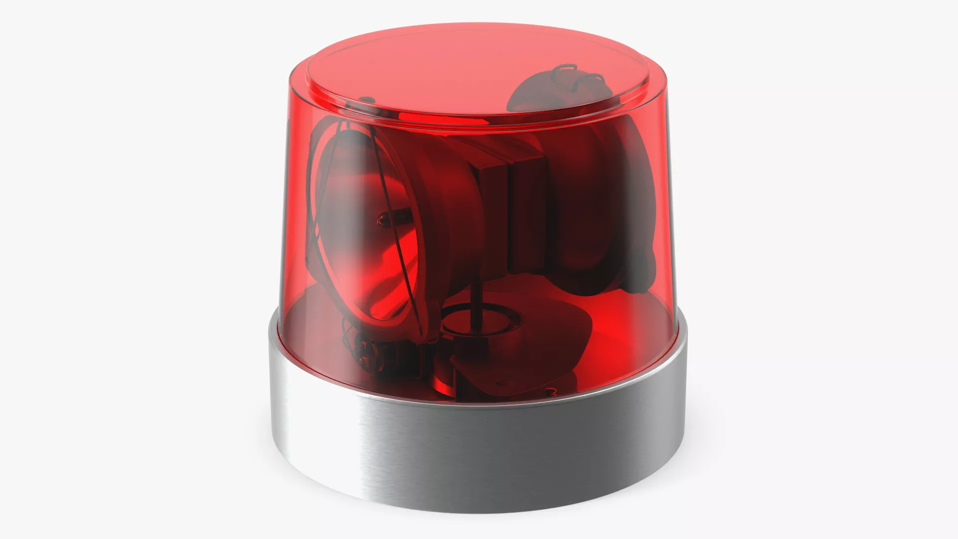 Warning Light Red 3D model
