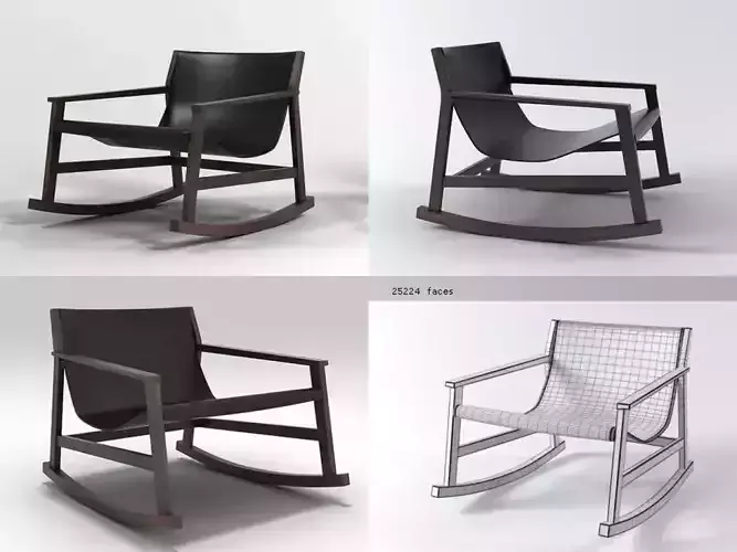 Dondolo four different rocking chairs