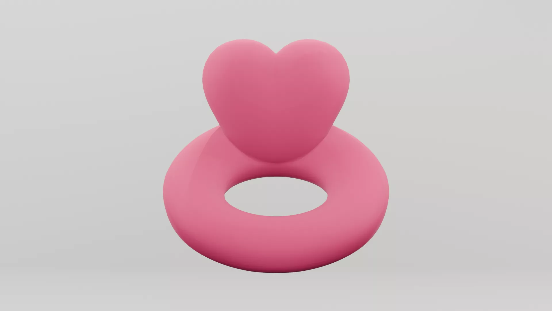 Inflatable Ring Floatie Low-poly 3D model