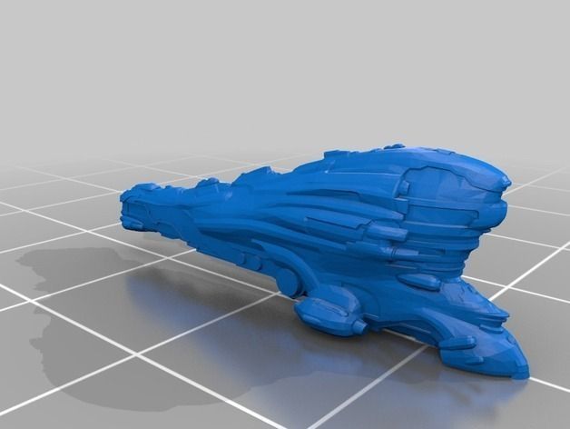 Eve Online - Gallente Titan Erebus Free 3D print model_1