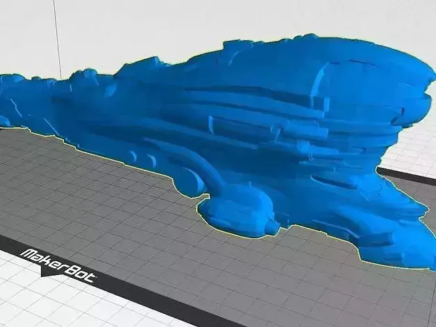 Eve Online - Gallente Titan Erebus Free 3D print model
