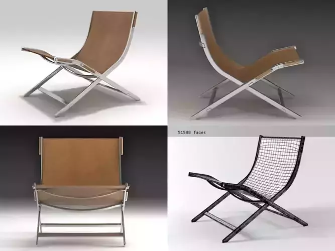 Timeless four different folding chairs