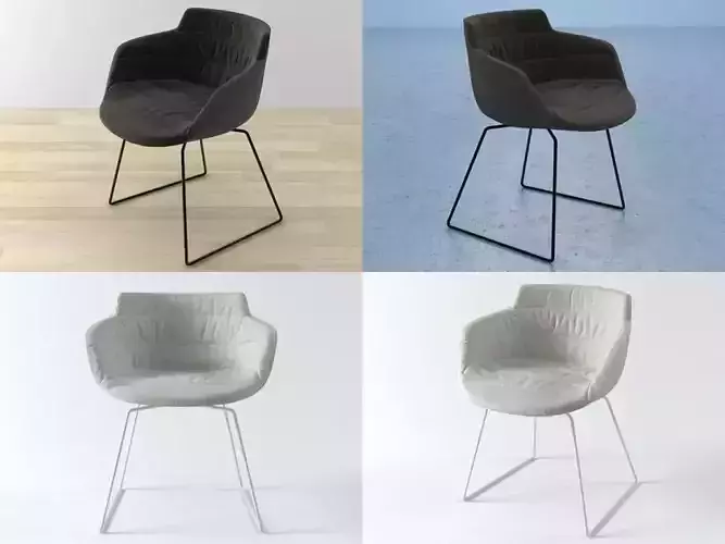 Flow armchair sled base