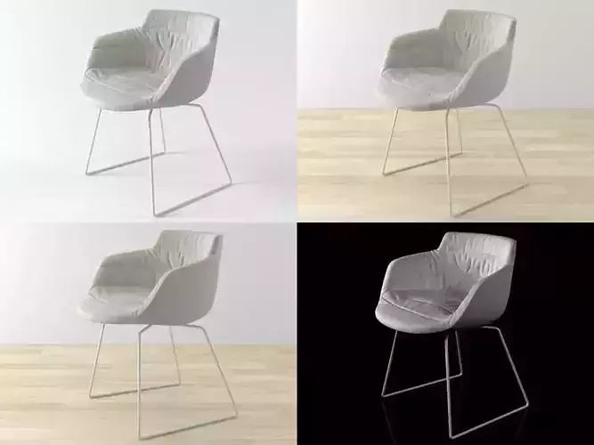 Flow armchair sled base